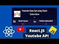 React JS API Project Youtube Subscriber Count MORE Statistics