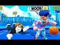 I Destroy TOXIC KID In Roblox Basketball Legends