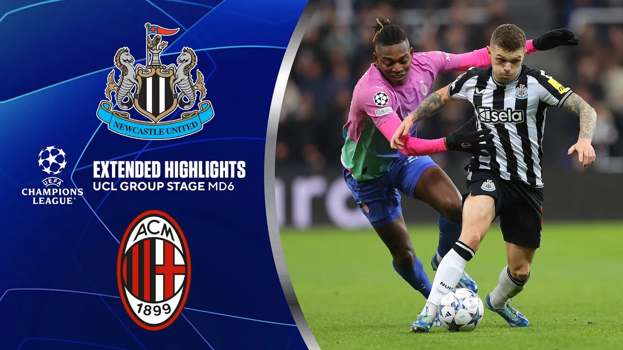 Newcastle United vs. AC Milan: Extended Highlights | UCL ...