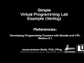 Virtual Programming Lab Simple Evaluate Grade with Verilog