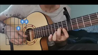 قصاد عيني   شرح كوردات جيتار وعزف اغنية قصاد عيني   عمرو دياب                 عمرو دياب  قصاد عيني دندنها