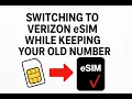Switch to Verizon eSIM Without Losing Your Number Step-by-Step Verizon eSIM Activation Guide