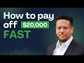 How to Pay Off 20 000 of Credit Card Debt FAST Velocity Banking Explained