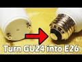 GU24 Adapter to E26 Light Bulb and Save Money