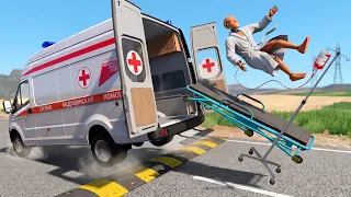 ОШИБКА ВРАЧА ПРИВЕЛА К ГИБЕЛИ ПАЦИЕНТА | BeamNG.drive