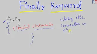Java-117 - Finally Keyword in Java Finally Block in Java Java Exception Handling