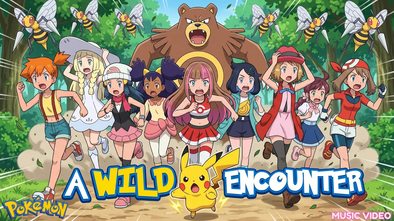 A Wild Encounter | Pokémon Pokegirls Funny Comedy Adventure (Fan Music Video) | ELEXYA