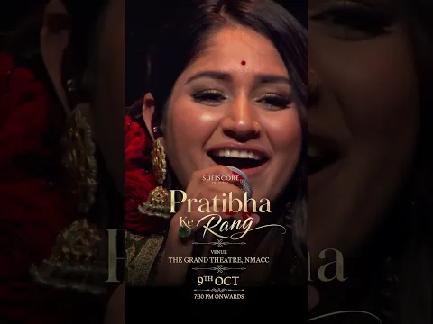 Book your tickets now - 9th October, NMACC - Pratibha Singh Baghel live!