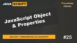 JavaScript Object Properties Fundamentals of JavaScript A Complete JavaScript Course