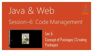 Concept of Packages Creating Packages Java