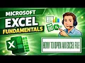 How to Open an Excel File Beginner Tutorial Microsoft Excel Fundamentals