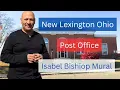 New Lexington Ohio Post Office Building and Mural