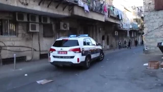 Police Vehicle Attacked In Meah Shearim Video Credit Moshe Blau 