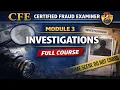 CFE Module 3 Investigations Full Course