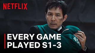 All Squid Game Challenges From Seasons 1 3 Compilation Netflix ENG SUB 