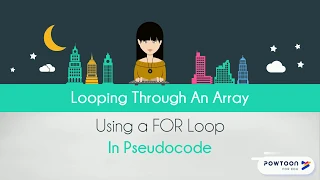 Looping through an array using a FOR loop in Pseudocode
