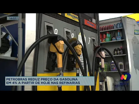 Petrobras reduz o preço da gasolina nas refinarias