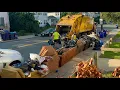 Garbage Trucks VS MASSIVE Bulk Piles