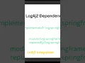 Log4j2 spring boot integration