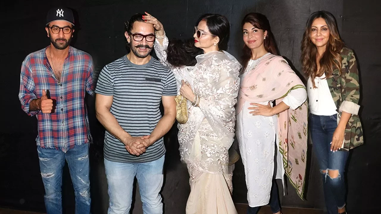 Secret Superstar Movie GRAND Screening Full Video HD-Aamir,Rekha,Ranbir,Jacquiline