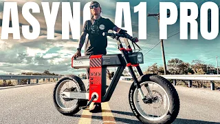 ASYNC A1 PRO Review 150-MILE Range 35MPH Futuristic E-Bike PUSHED TO THE LIMIT