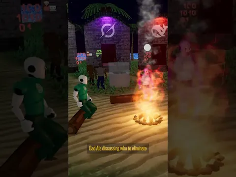 6 Good AI vs 2 Bad AI playing WEREWOLF