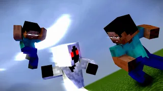 Download Minecraft Fight Animation - Herobrine, Steve VS Entity 303 MP3