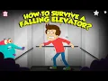 Download Lagu Elevator Free Fall 😱 How to Survive a Falling Elevator? | Lift Safety Tips with Dr. Binocs