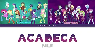 MLP Acadeca Color Coded Lyrics 