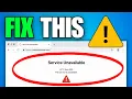 How To Fix HTTP Error 503 The Service Is Unavailable