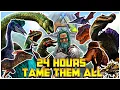 Download Lagu I Had 24 Hours To Tame Every Creature on Ark Survival Evolved The Island!