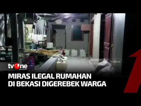 Warga Gerebek Rumah yang Diduga Dijadikan Pabrik Miras