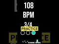 Download Lagu 3/4 Metronome 108 BPM #shorts