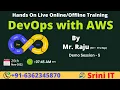 DevOps with AWS By Mr Raju Online Training Demo Session - 5 Srini IT