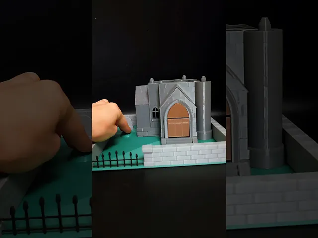 Cemetry Dice Tower with Lighting video thumbnail