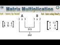 Matrix Multiplication 2x3 by 3x2 First by Hand and then with PYTHON NumPy matmul
