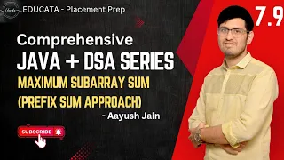 7 9 Arrays Problem - 8 Maximum subarray sum
