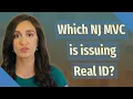 Which NJ C is issuing Real ID