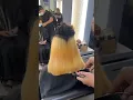 Peekaboo Hair Color Achieved