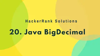 20 BigNumber - Java BigDecimal Hindi
