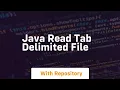 java read tab delimited file