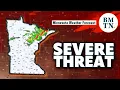 Minnesota weather forecast Severe threat Wednesday before heat wave