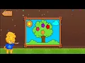Coloring Games Color Paint by RV Appstudios Sun and Stars Tree Television and Umbrella