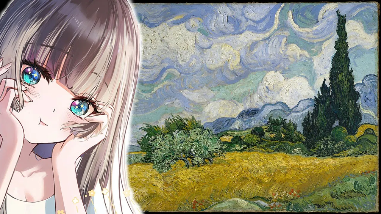 【雑談＋鑑賞】深夜にゴッホの話をしよう【儒烏風亭らでん #ReGLOSS 】