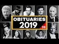 Notable Figures We Lost In OCTOBER 2019 Celebrity Deaths Obituaries