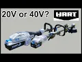 HART 20V vs 40V Battery String Trimmer REVIEW -