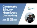 Generate Binary numbers from 1 to n using a Queue Animation