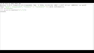 Python program WAP in string to replace character