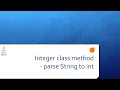 Lesson 4d Integer class methods