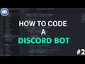 CODING A DISCORD BOT DISCORD JS V13 FIRST COMMAND